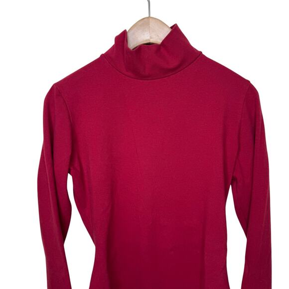 REFORMATION Jeans Navia Turtleneck Bodysuit Red Size Medium - Picture 9 of 9